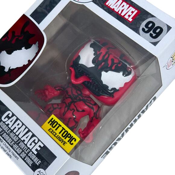 Funko Pop Unopened Carnage 99 Marvel Universe Supervillain Spiderman Venom - Picture 7 of 9